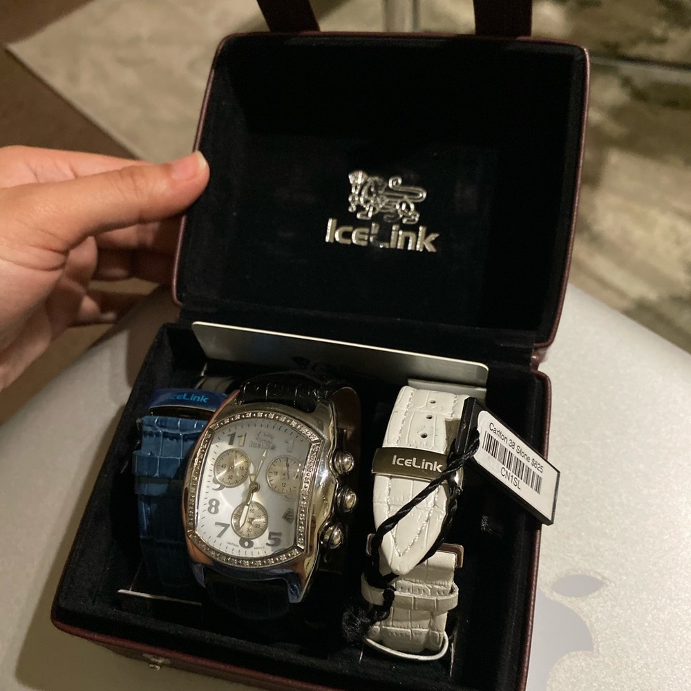 IceLink Carlton 38 stone Men's Watch set for sale